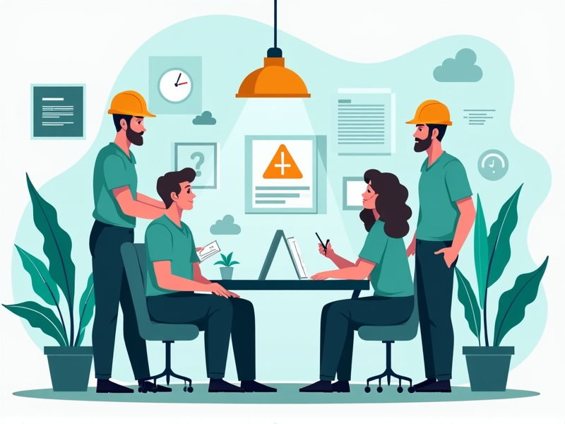 Team sicurezza sul lavoro